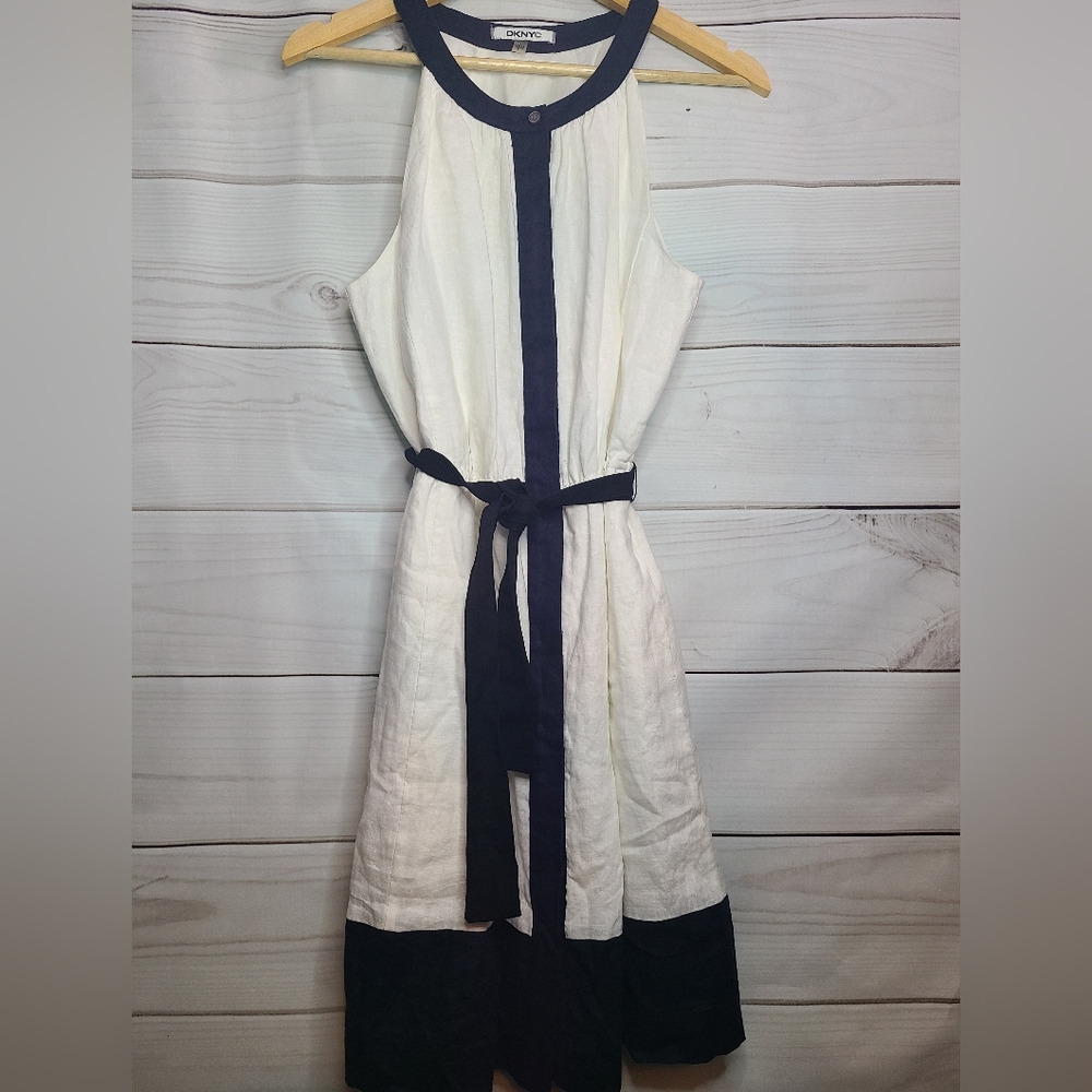 DKNYC Linen Dress Size Medium
